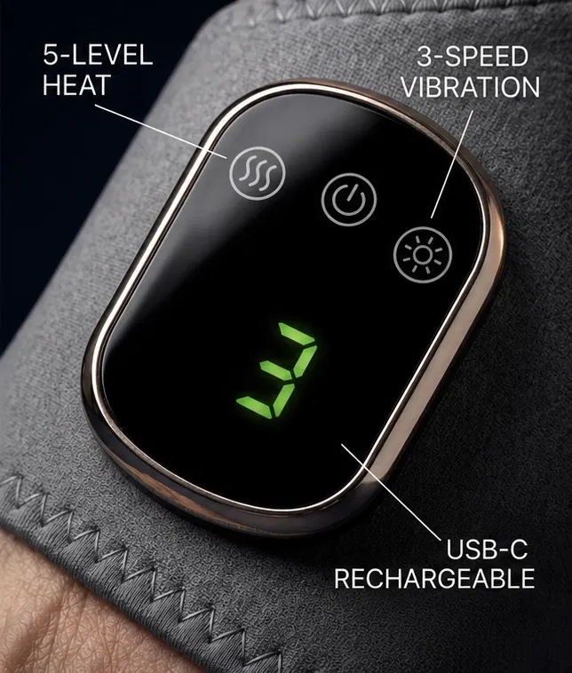 CIROVA controls with heat, vibration and USB-C features