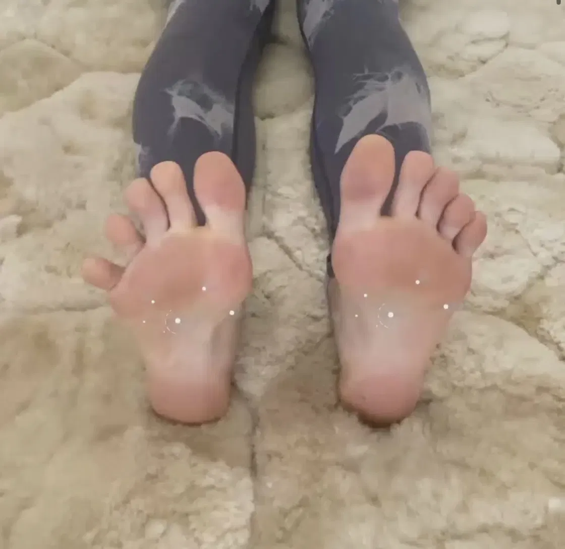 Comforted feet after therapy